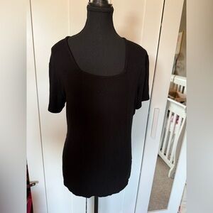 Xxl Zyia Classic Black Women's Amara T Top